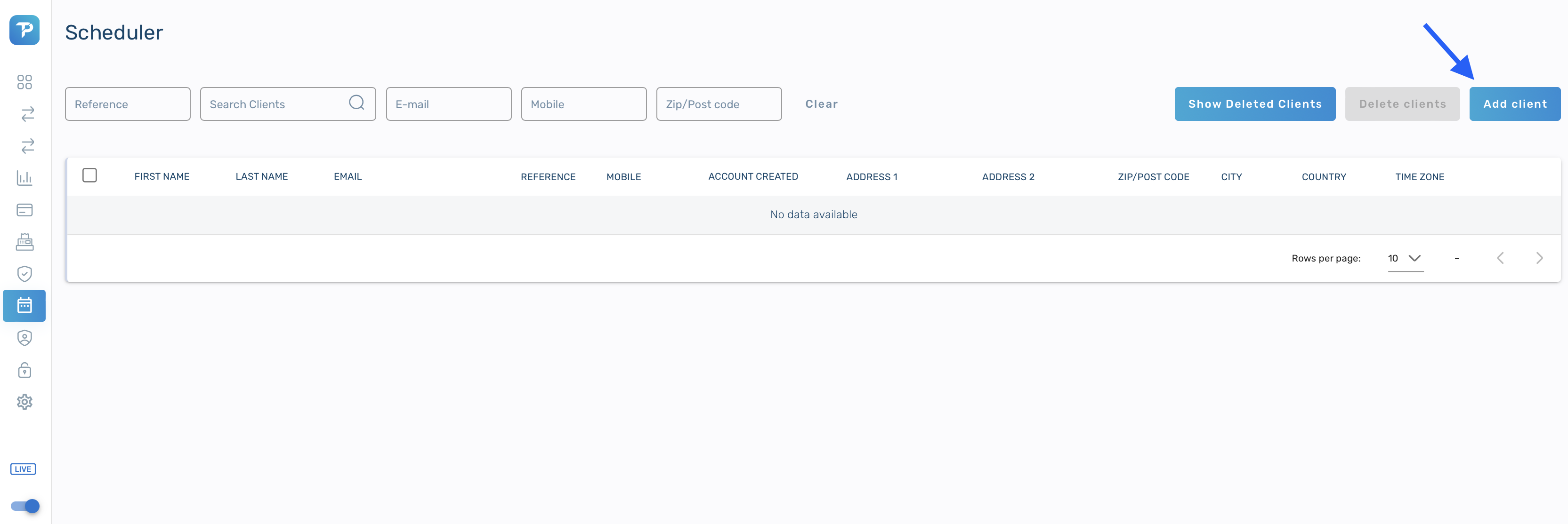 Adding a client